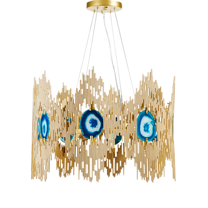 Подвесная люстра Delight Collection Boho 9275P-6 gold