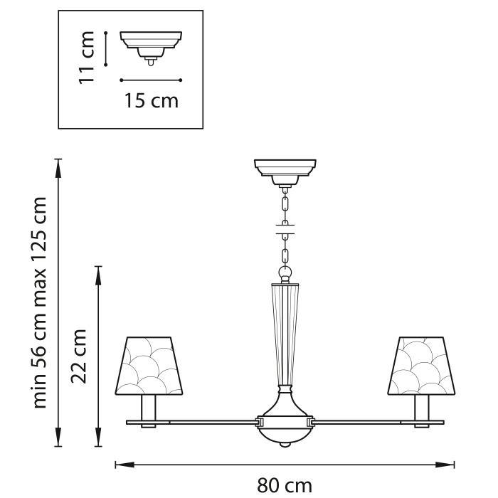 Подвесная люстра Perla LIGHTSTAR 707081