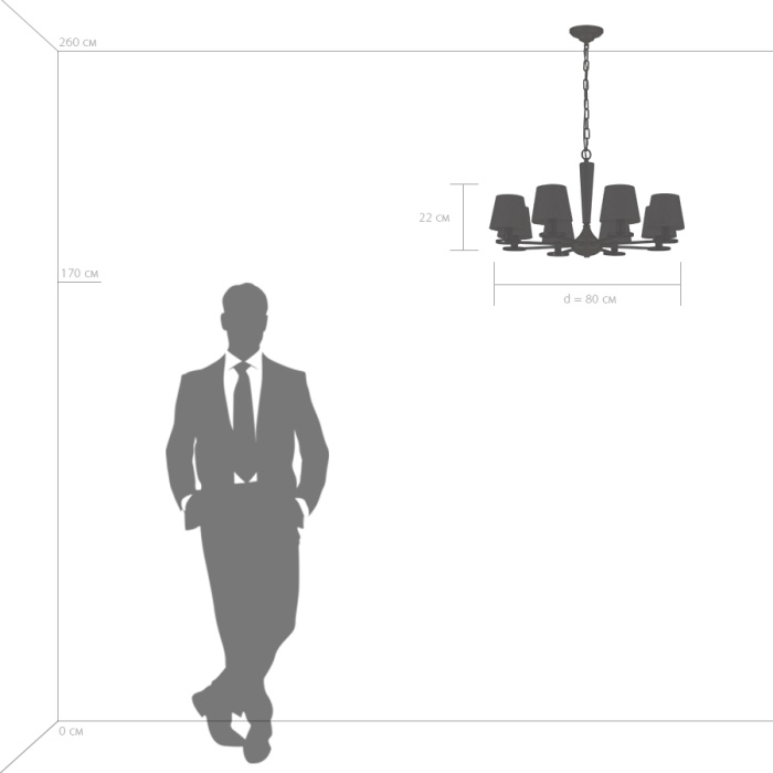 Подвесная люстра Perla LIGHTSTAR 707081