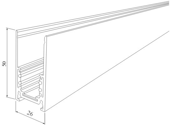 Шинопровод накладной Elektrostandard Slim magnetic 4690389179167