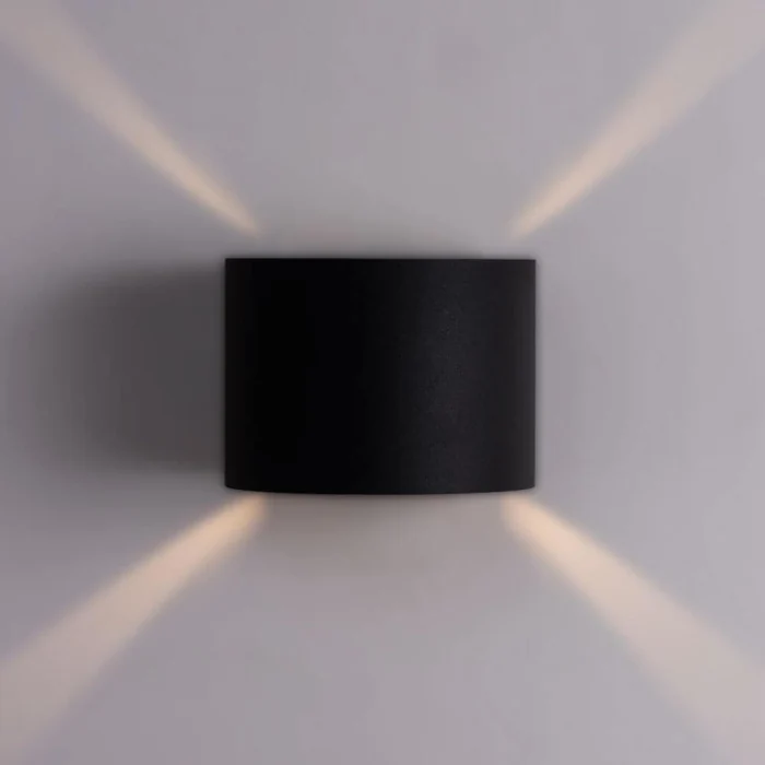 Уличный настенный светодиодный светильник Arte Lamp Rullo A1415AL-1BK