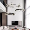 Подвесная люстра Delight Collection Art Deco Bubble KM1294P-24 black/clear