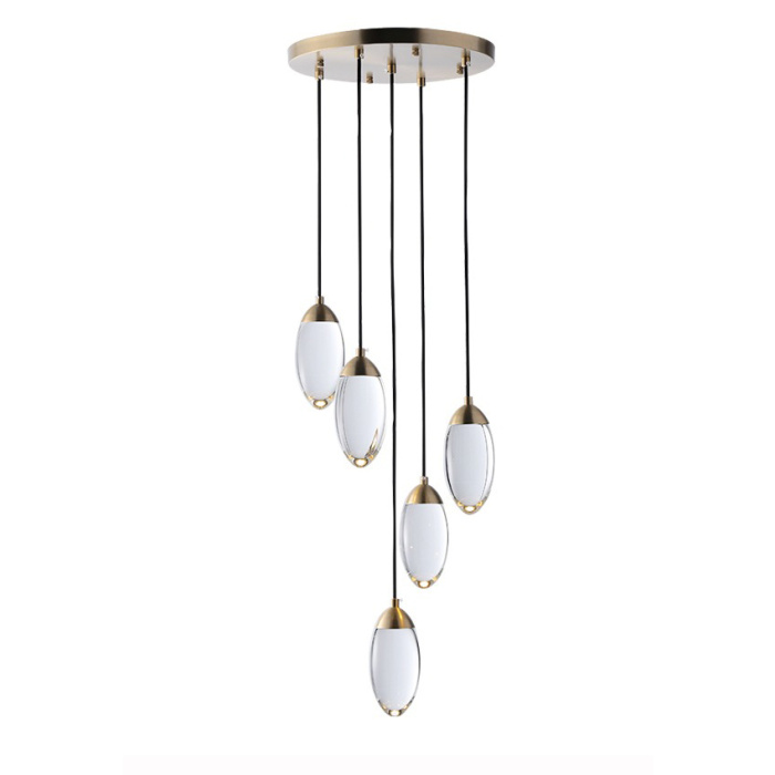 Подвесной светильник Delight Collection Celestial MT8848-5H brass