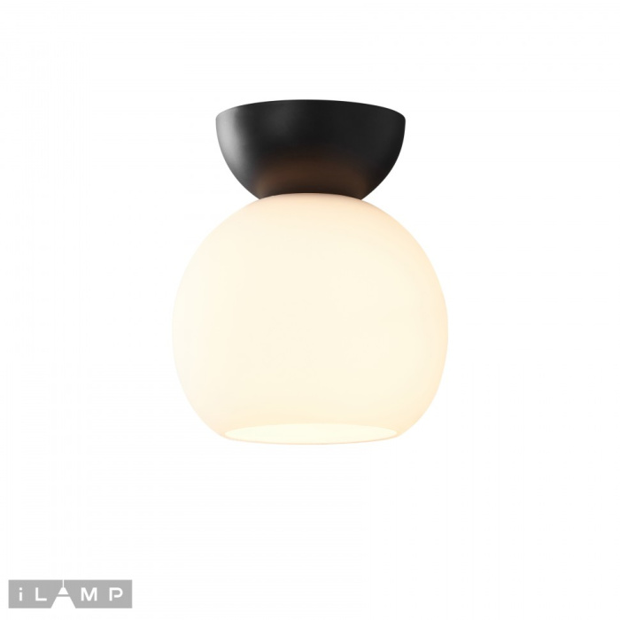 Светильник потолочный iLamp Mono C6079-1 BK+WH