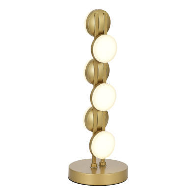 Прикроватная лампа ST-Luce золотистый/белый LED 1*12W 4000K SL6610.204.06