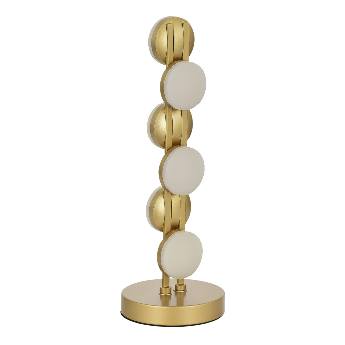 Прикроватная лампа ST-Luce золотистый/белый LED 1*12W 4000K SL6610.204.06