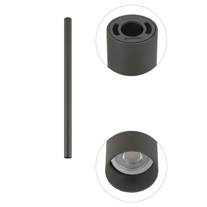 Потолочный cветильник Nowodvorski Fourty M Gray 10887