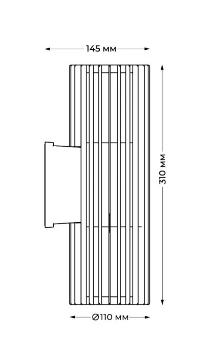 Уличный настенный светильник Italline IT3048
