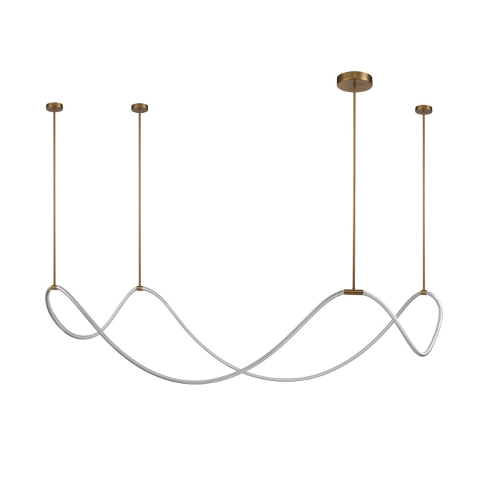 Подвесной светильник Delight Collection 10521 10521P brass/white