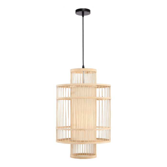 Светильник подвесной ST-Luce Древесный/Белый E27 1*40W SL6241.523.01