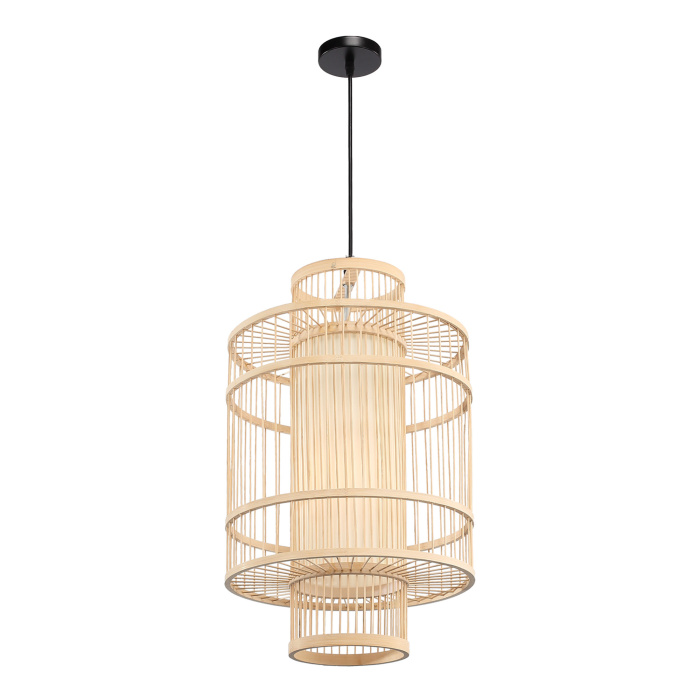 Светильник подвесной ST-Luce Древесный/Белый E27 1*40W SL6241.523.01