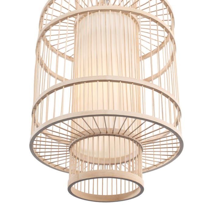 Светильник подвесной ST-Luce Древесный/Белый E27 1*40W SL6241.523.01