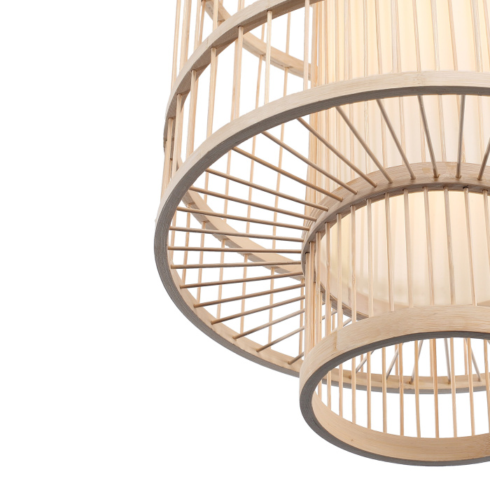 Светильник подвесной ST-Luce Древесный/Белый E27 1*40W SL6241.523.01