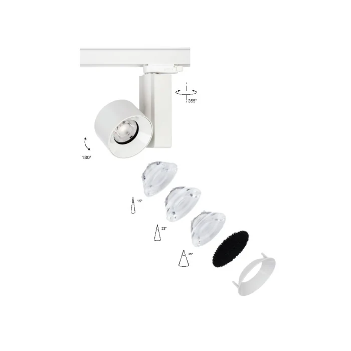 Трековый трехфазный светильник Nowodvorski Nea Led White 8757