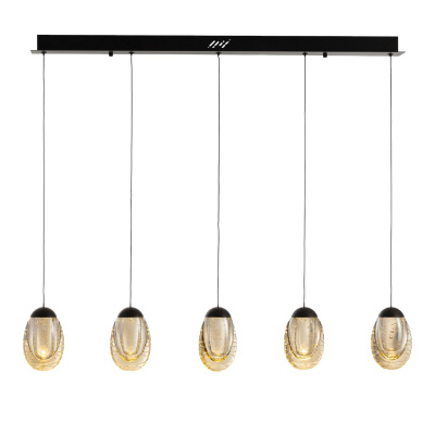 Подвесной светильник Delight Collection MD25090022 MD25090022-5B matt black/champagne