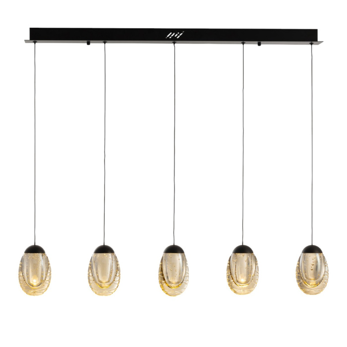 Подвесной светильник Delight Collection MD25090022 MD25090022-5B matt black/champagne