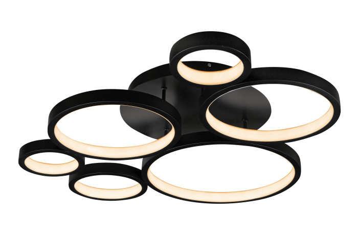Потолочная люстра iLedex Ring Star 9004-6-X-T BK