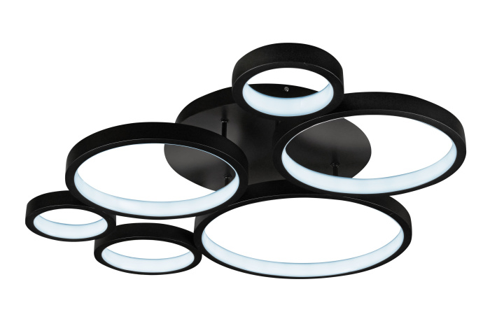 Потолочная люстра iLedex Ring Star 9004-6-X-T BK