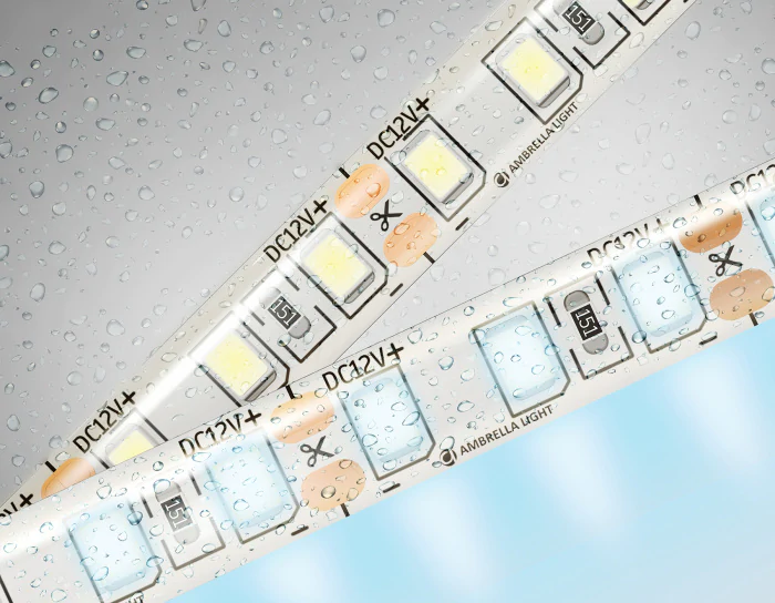 Светодиодная лента Ambrella Light GS1203 2835 120Led /9.6W m/ 12V IP65 6500K 5m/кратность резки 25mm Ambrella light GS1203