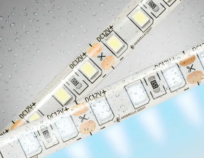 Светодиодная лента Ambrella Light GS1203 2835 120Led /9.6W m/ 12V IP65 6500K 5m/кратность резки 25mm Ambrella light GS1203
