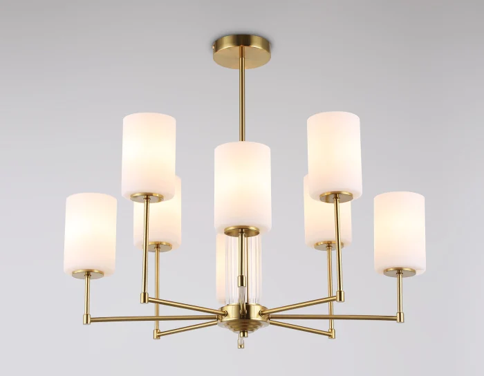 Люстра со стеклянными плафонами на штанге Ambrella light LH56217