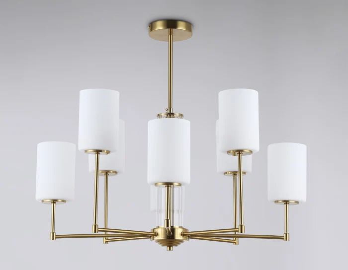 Люстра со стеклянными плафонами на штанге Ambrella light LH56217