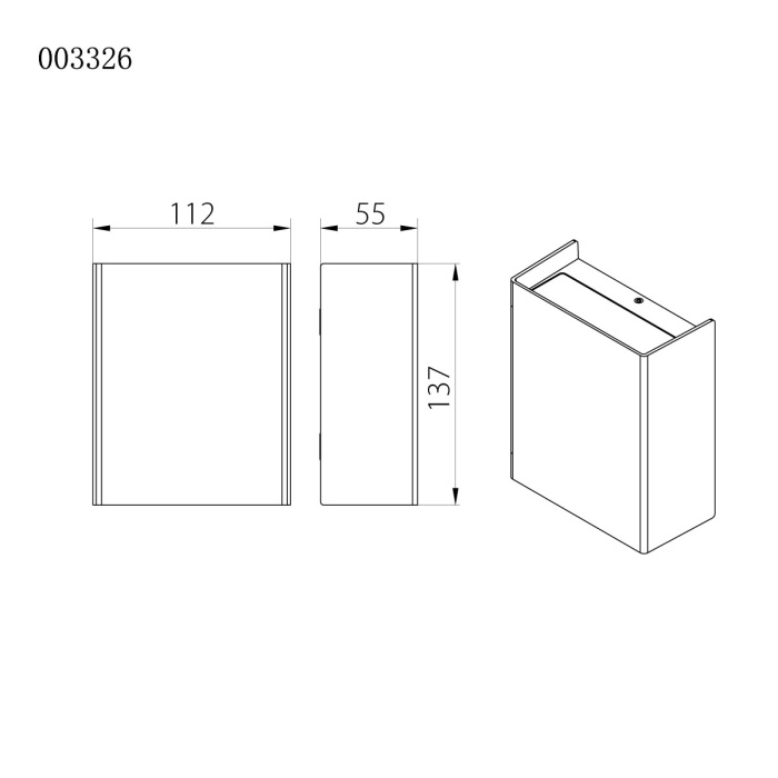 Настенный фонарь Natural Concepts Dwell NC-003326-DG