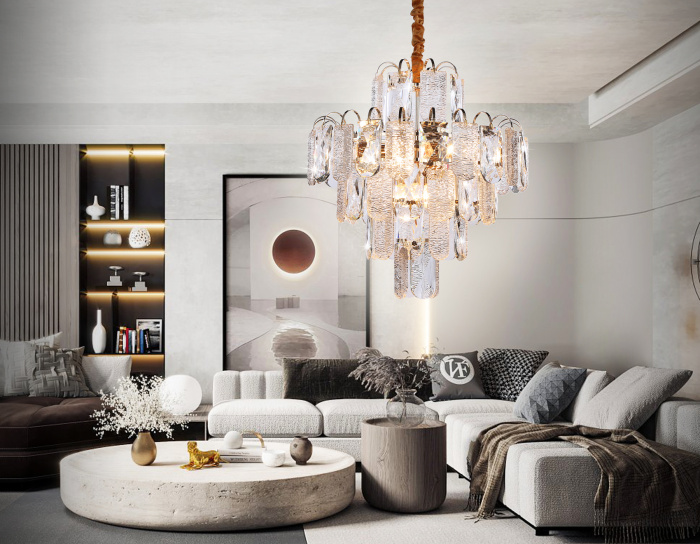 Подвесная люстра с хрусталем Ambrella light TR5231