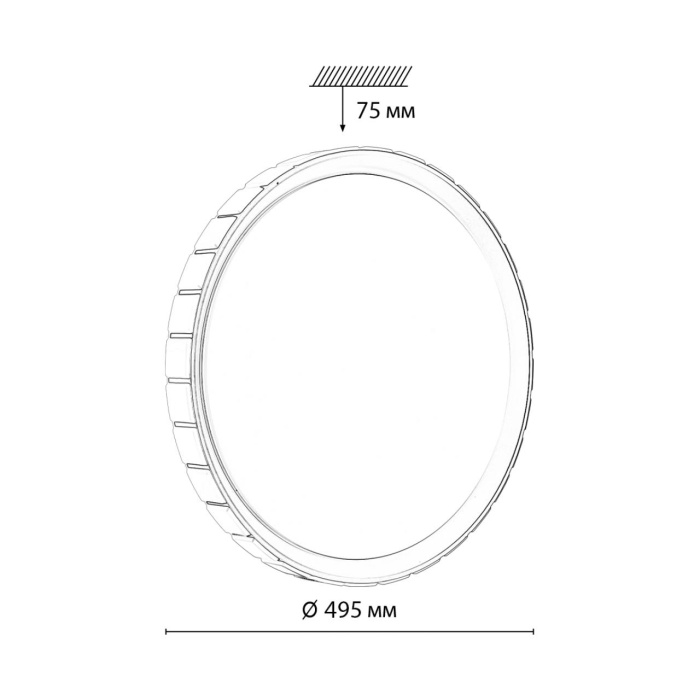 Настенно-потолочный светильник SONEX KUPI GOLD 7695/EL