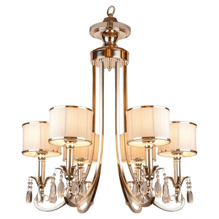 Подвесная люстра L'Arte Luce Luxury Lombard L00506 с подвесками из хрусталя