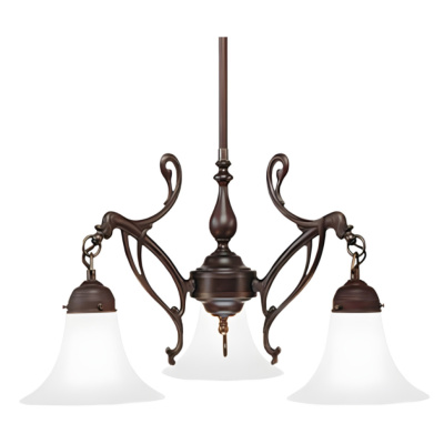 Люстра на штанге Berliner Messinglampen D26-41opA