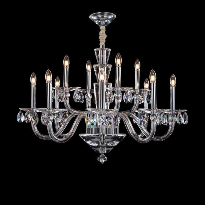 Подвесная люстра L'Arte Luce Luxury Roccaforte L58312.48 с элементами из хрусталя