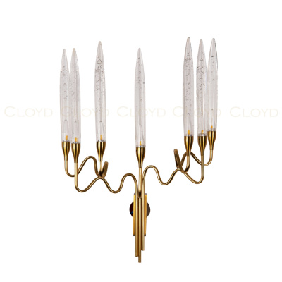 Бра Cloyd ZOAR W7 / выс. 50 см - латунь (арт.20210)