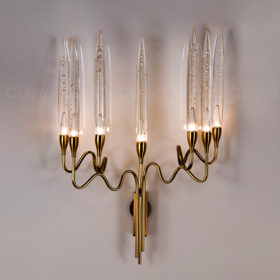 Бра Cloyd ZOAR W7 / выс. 50 см - латунь (арт.20210)