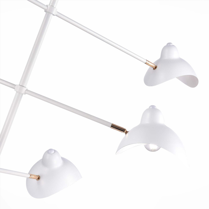 Люстра толочная ST-Luce Белый/Белый E14 6*60W SL1801.503.06