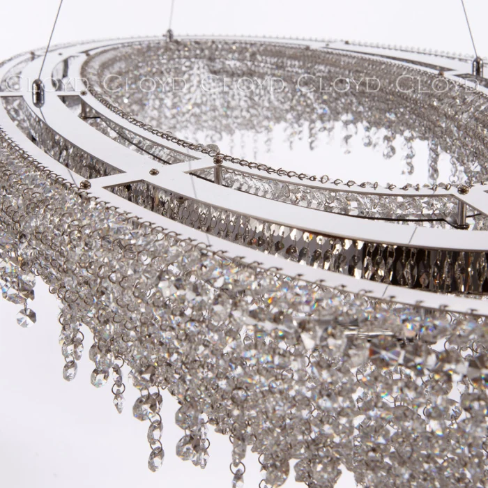 Люстра Cloyd HAYAO C20 / L140 см - хром (арт.10889)