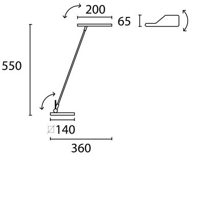 Настольная лампа Leds C4 ELVA