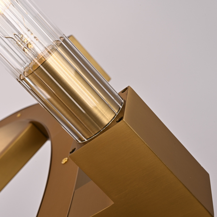 Люстра CANELLE Round Chandelier 8 Modern Brass ImperiumLoft