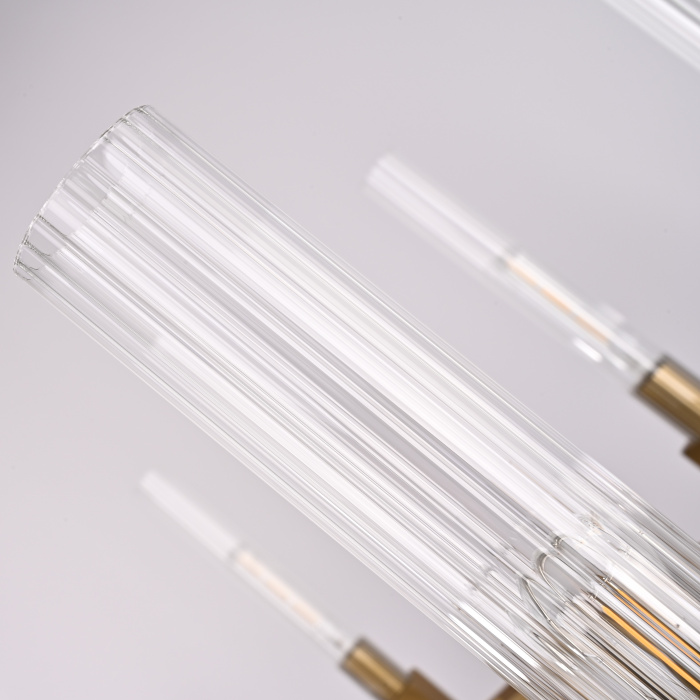 Люстра CANELLE Round Chandelier 8 Modern Brass ImperiumLoft