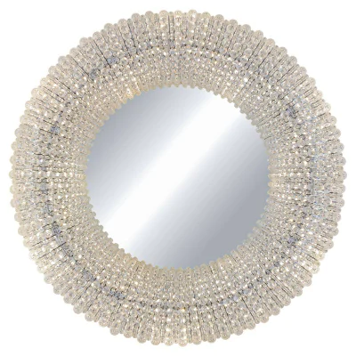 Хрустальное зеркало с подсветкой L&#039;Arte Luce Luxury Crystal Halo L27826.32