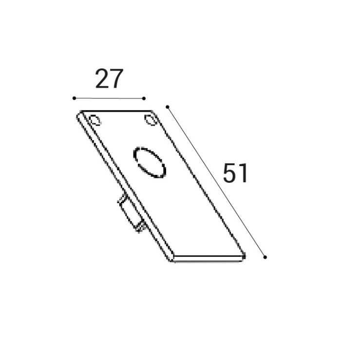 Заглушка Italline IT012-5035 black