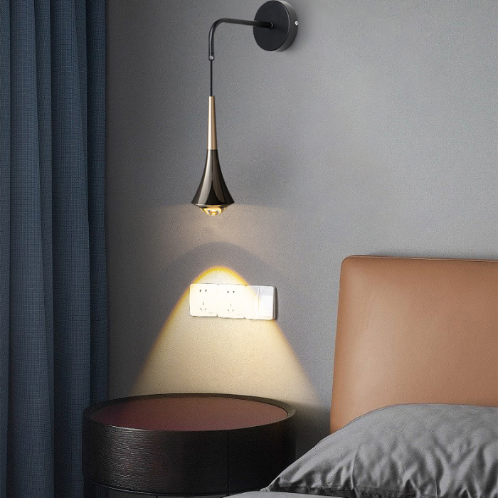 Настенный светильник CAI WALL Black 3000К ImperiumLoft