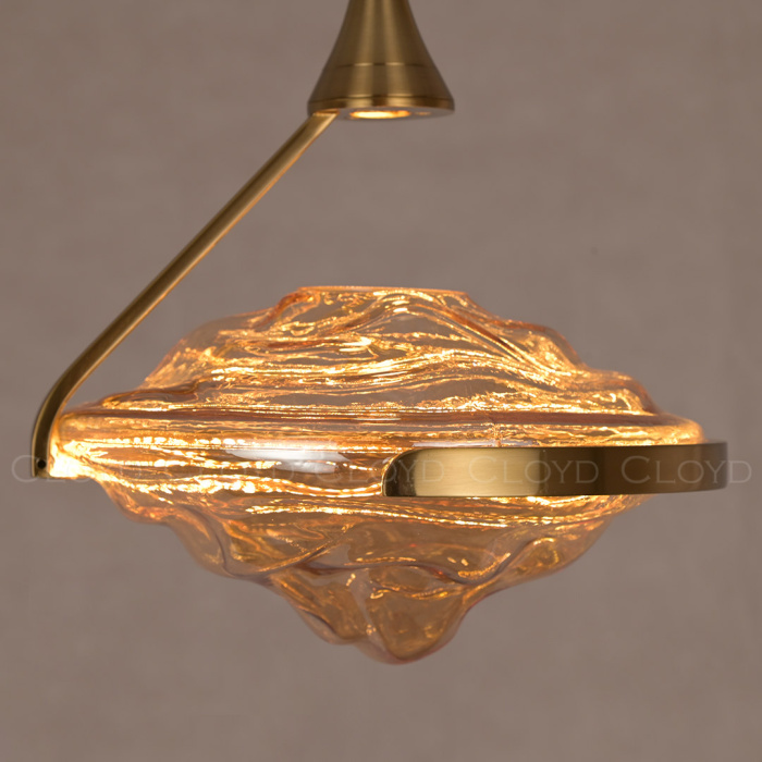 Подвесной светильник Cloyd AMALGAMA P1 / Ø28 см - золото (арт.11425)