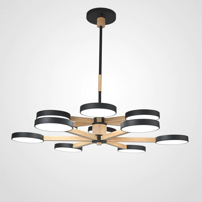 Подвесная люстра TURNA DBL L12 Black ImperiumLoft
