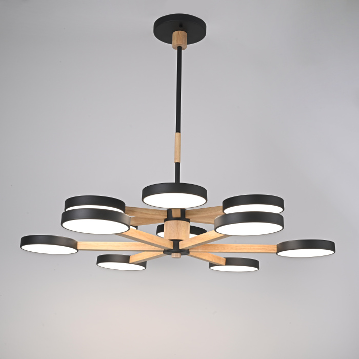 Подвесная люстра TURNA DBL L12 Black ImperiumLoft