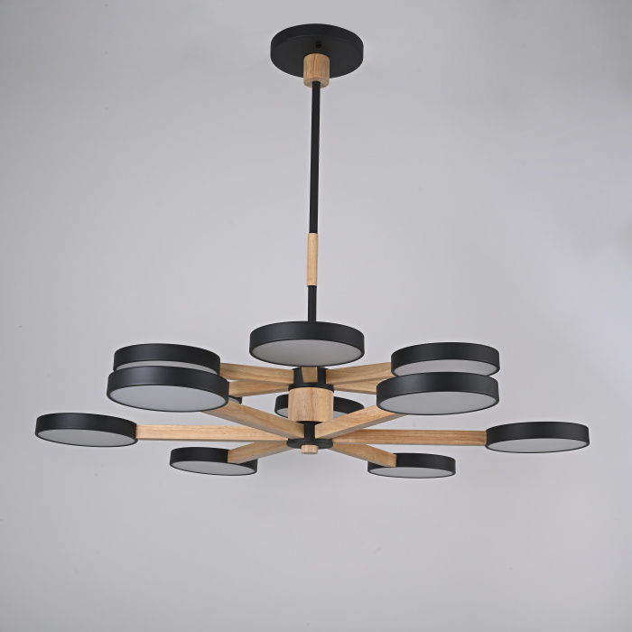 Подвесная люстра TURNA DBL L12 Black ImperiumLoft