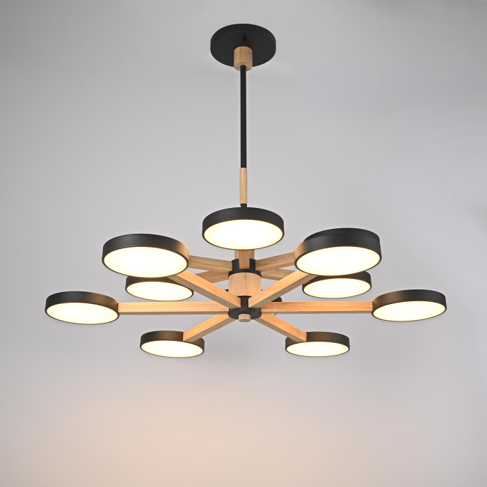 Подвесная люстра TURNA DBL L12 Black ImperiumLoft