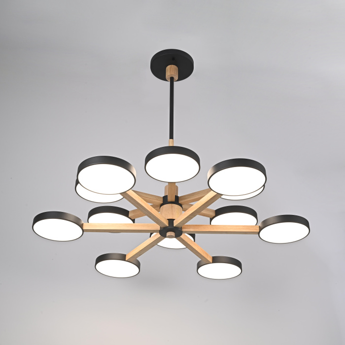 Подвесная люстра TURNA DBL L12 Black ImperiumLoft