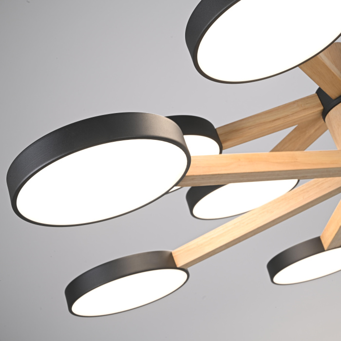 Подвесная люстра TURNA DBL L12 Black ImperiumLoft