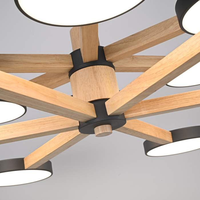 Подвесная люстра TURNA DBL L12 Black ImperiumLoft